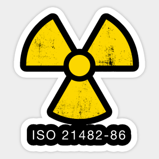 Radioactive symbol Sticker